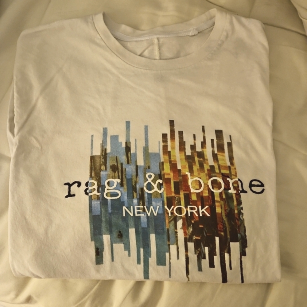 RAG AND BONE MENS SIZE LARGE LOGO T SHIRT